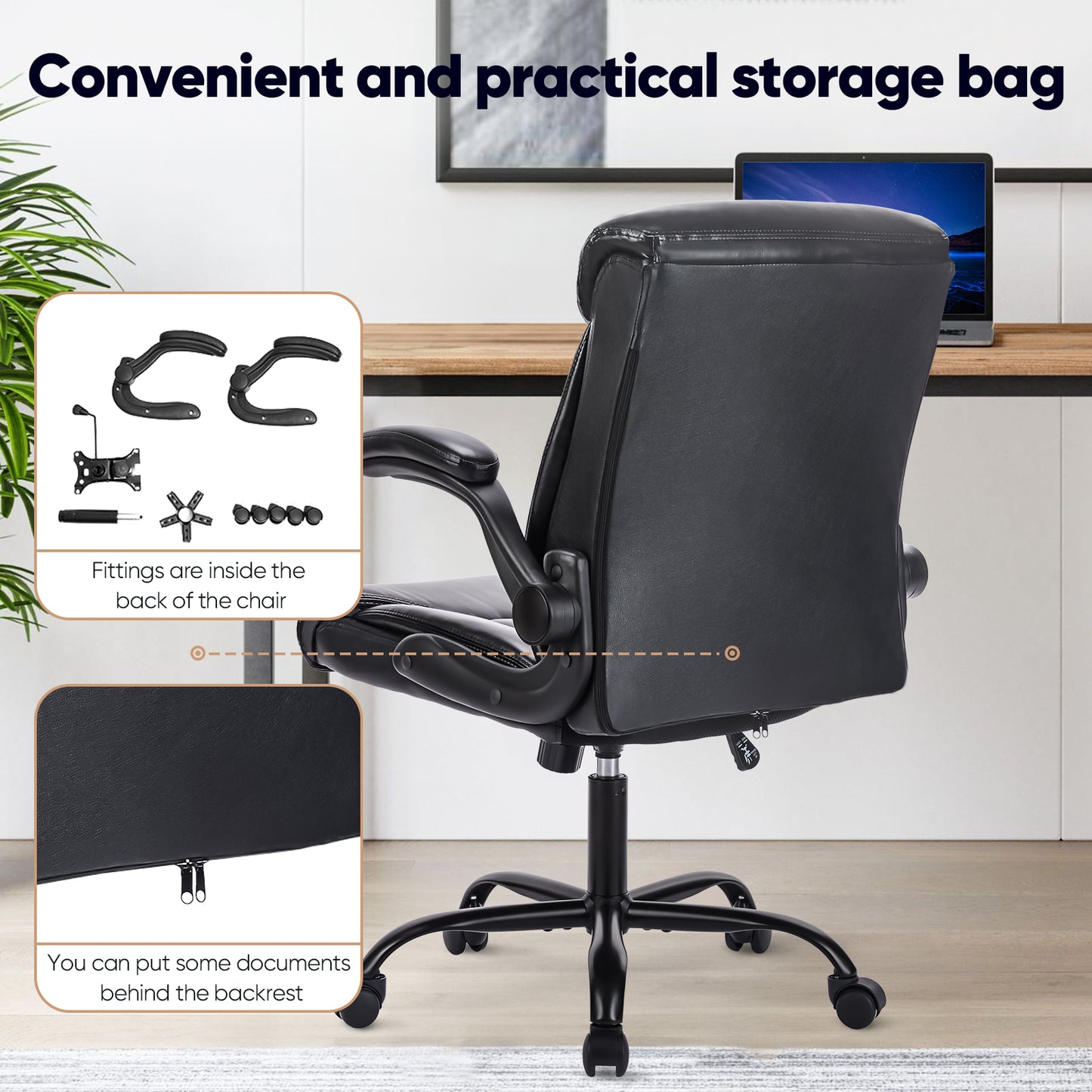 CONCETTA Ergonomic Mid Computer Executive Chair