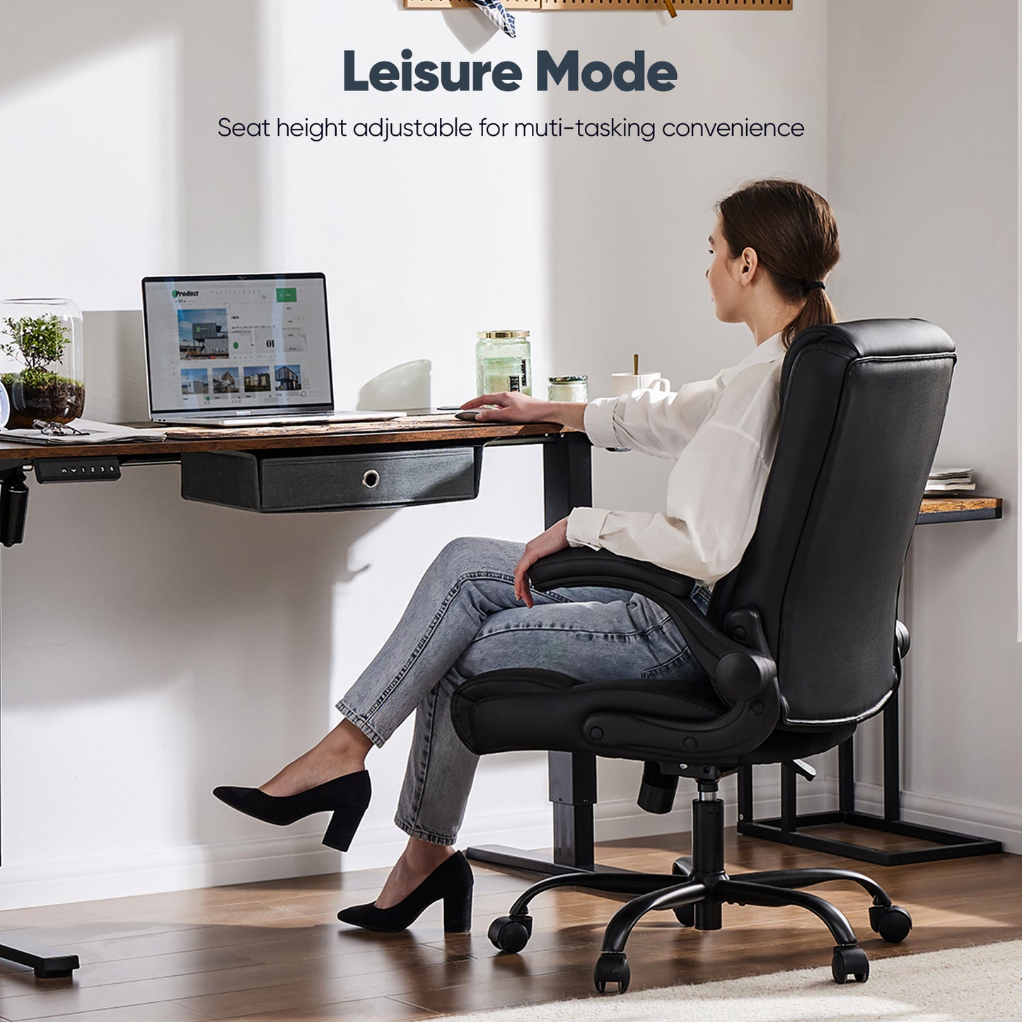 CONCETTA Ergonomic Mid Computer Executive Chair