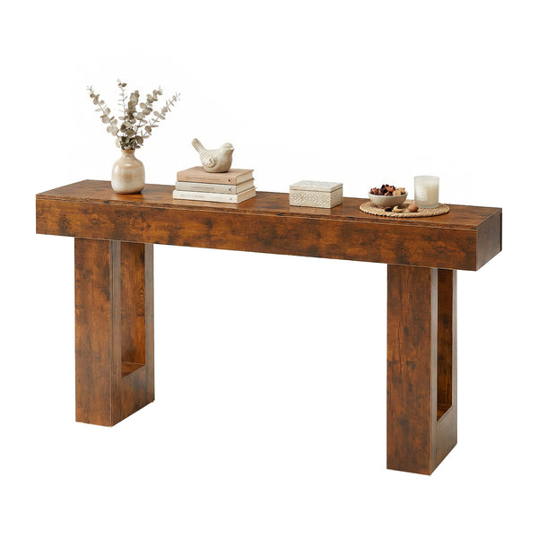 CONCETTA 63-inch Long Console Table, Wooden Farmhouse Sofa Table Behind Couch, Entryway for Hallway, Living Room