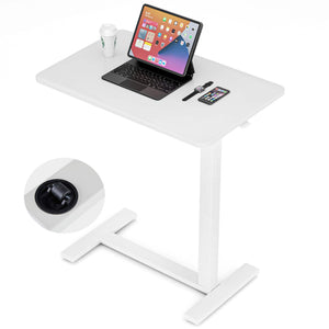CONCETTA Adjustable bedside tables - on wheels, rolling laptop tables, mobile standing desks, hospital and home bed tables