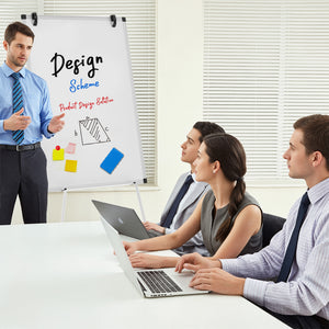 SHOUFTW Magnetic Whiteboard with Stand, Portable Dry Erase Board with Adjustable Tripod Easel for Office, Classroom, Home