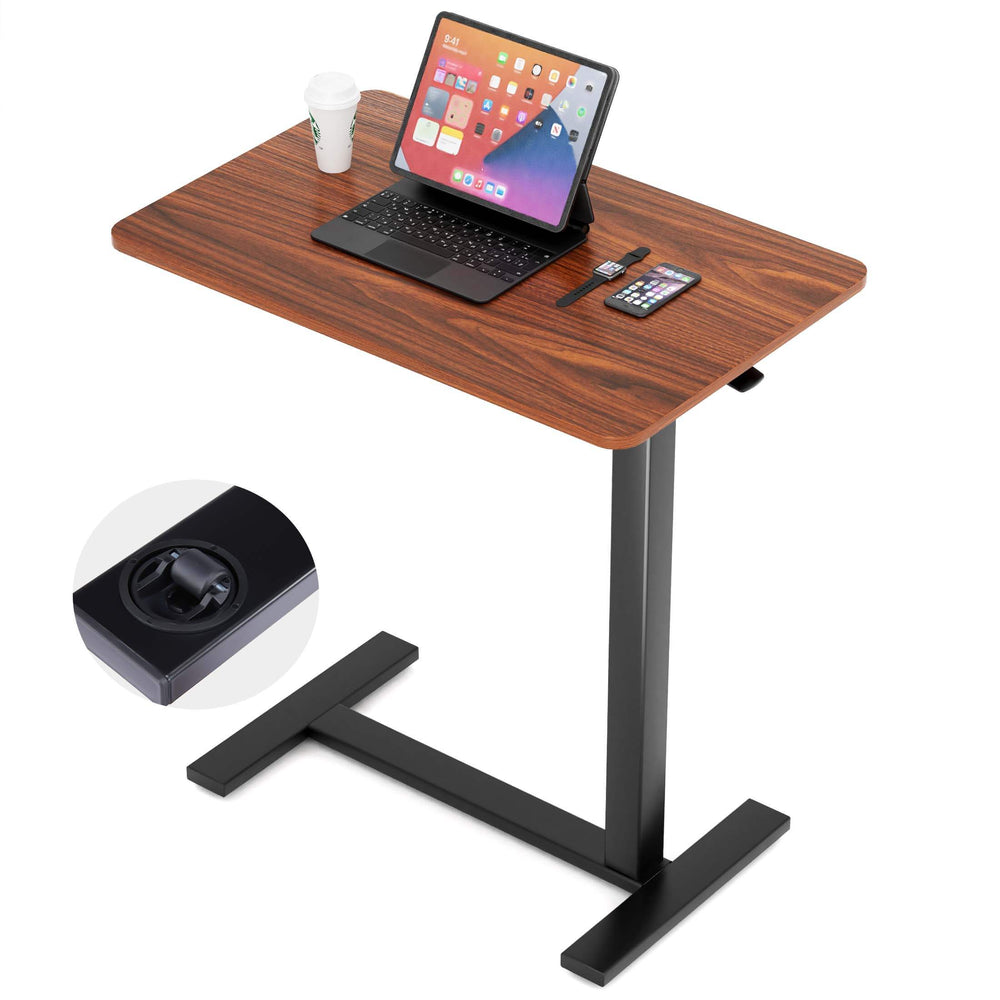 CONCETTA Adjustable bedside tables - on wheels, rolling laptop tables, mobile standing desks, hospital and home bed tables