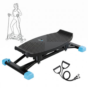 CONCETTA Rocking Stepper Exercise Machine with LCD Monitor & Resistance Bands,Stair Master for Legs, Core Workout, Home Gym