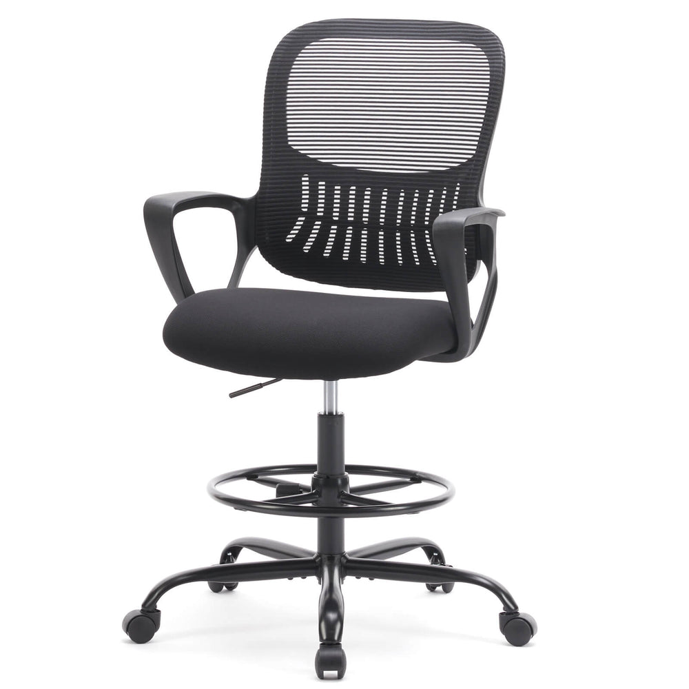 CONCETTA Tall Office Chair for Standing Desk with Adjustable Foot Ring,Counter Height Office Chairs