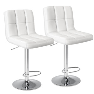 CONCETTA Bar Stool 2 Piece Set, Swivel Liftable Counter Stool, Simple with Backrest, Kitchen Bar Stools
