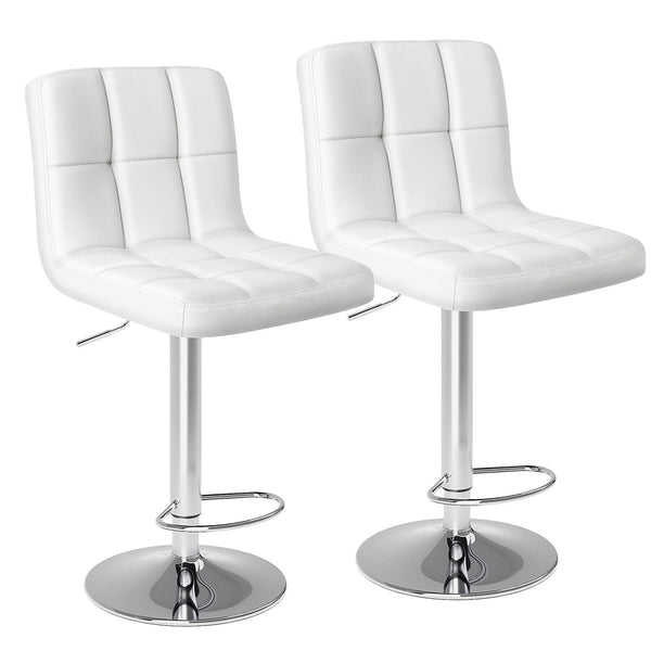 CONCETTA Bar Stool 2 Piece Set, Swivel Liftable Counter Stool, Simple with Backrest, Kitchen Bar Stools