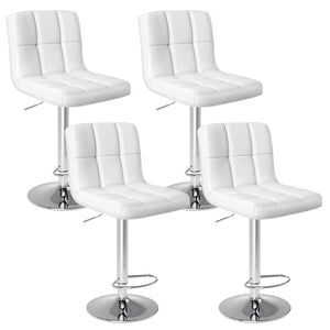 CONCETTA Bar Stool 2 Piece Set, Swivel Liftable Counter Stool, Simple with Backrest, Kitchen Bar Stools