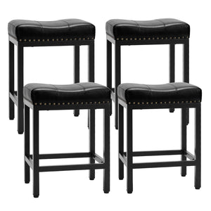 CONCETTA Saddle Bar Stool Kitchen Stools, Sturdy Steel Frame