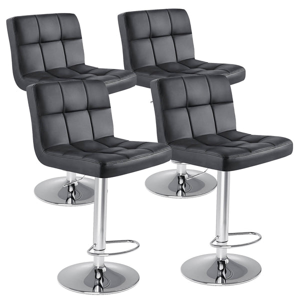CONCETTA Bar Stool 2 Piece Set, Swivel Liftable Counter Stool, Simple with Backrest, Kitchen Bar Stools