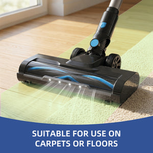 CONCETTA Cordless Vacuum Cleaner with Self-Standing, LED Screen, Lightweight Powerful Suction, 6-in-1 Rechargeable for Home Carpets, Pet Hair, Hardwood Floors