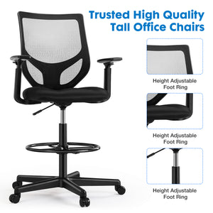 CONCETTA Tall Office Chair Tall Desk Chair with Adjustable Armrests