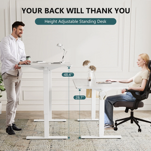 Electric Standing Desk, 64''x24'' Height Adjustable Desk, Home Office Desk with Electric Lift, Sit Stand Desk Workstation for Home Office, Oak