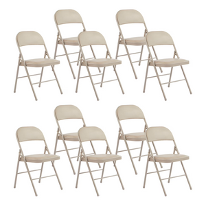 Genuine Leather Folding Chair - Soft and comfortable, easy to carry and store, suitable for events, weddings, parties, home, office