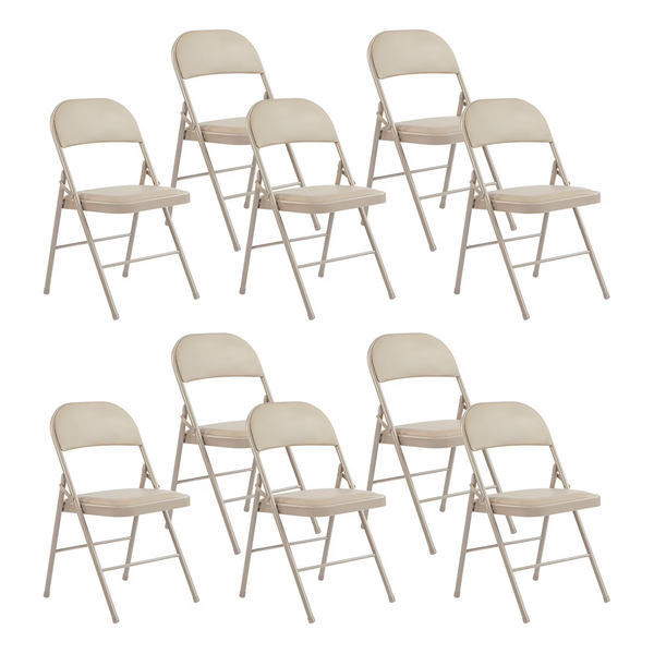 CONCETTA Genuine Leather Folding Chair - Soft and comfortable, easy to carry and store, suitable for events, weddings, parties, home, office