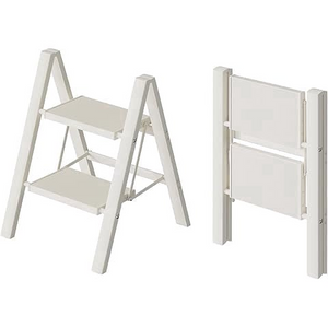 CONCETTA Aluminum alloy Step Ladder, Folding Step Stool with Anti-Slip Pedal, Lightweight Portable Ladder for Home, Workplace, 330lbs Capacity