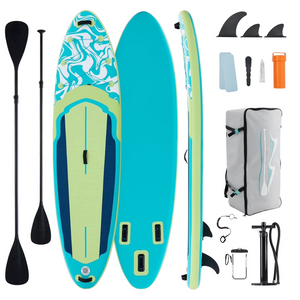 SHOUFTW Inflatable Paddle Board,Equipped With SUP Paddle Board Accessories, The Non-slip EVA Deck Design Restarts The Surfboard,Surfboard for Youth&Adults of All Skill Levels