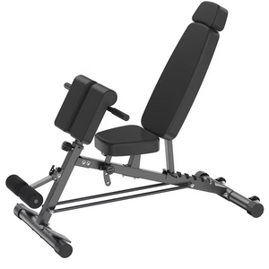 SHOUFTW Adjustable Weight Bench, 650LB FID Workout Bench with Leg Extension & Curl Attachment, Hyperextension Roman Chair, Incline Decline Flat Bench for Home Gym Strength Training