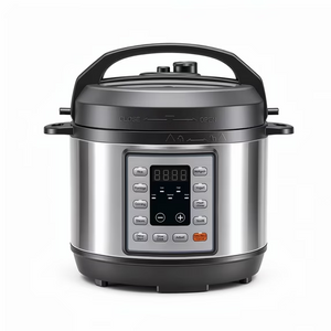 SHOUFTW 9-in-1 Electric Pressure Cooker, Slow Cook, Rice, Steam, Sauté, Yogurt & Warm Functions, Recipe App Included, 3 Quart，Sliver