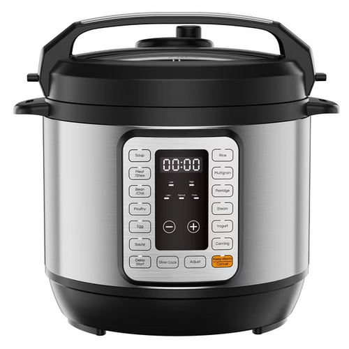 SHOUFTW Electric Pressure Cooker 8 Quart Multi Kitchen Appliances, Instant Multi Cooker Stainless Steel Cooker, Sliver