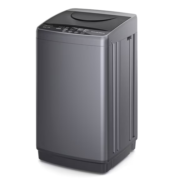 SHOUFTW Washing Machine, 10 Cycle Program with Air Dry, 1.06 cu.ft Compact Washer, Stainless Steel Tub, 16.93 x 17.05 x 29.13 in for Apartments Dorms RVs