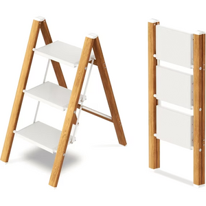 SHOUFTW 2 Step Ladder, Folding Step Stool, Anti-Slip, Lightweight Portable, 330 lbs Capacity for Home Kitchen Office