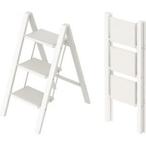 SHOUFTW 2 Step Ladder, Folding Step Stool, Anti-Slip, Lightweight Portable, 330 lbs Capacity for Home Kitchen Office