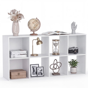CONCETTA 6/8/9 Cube Storage Organizer, Open Bookshelf with Removable Back Panels for Living Room, Bedroom, Office