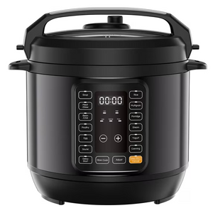 SHOUFTW 9-in-1 Electric Pressure Cooker, Slow Cook, Rice, Steam, Sauté, Yogurt & Warm Functions, Recipe App Included, 3 Quart，Sliver