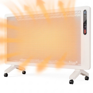 SHOUFTW 1500W Convection Space Heater, Wall Mount Heater with Thermostat & Remote,