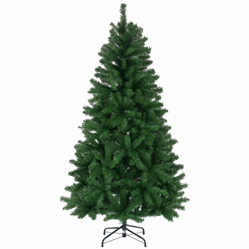 CONCETTA  Artificial Classic Pine Christmas Tree, Flame Retardant PVC Full Branch Tips with Metal Stand , Unlit Holiday Decor Tree for Indoor Home Xmas Party Decoration