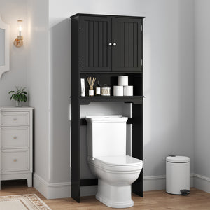 CONCETTA Over The Toilet Cabinet for Bathroom, Space Saver Storage with Quiet Magnetic Doors & Adjustable Bottom Stabilizer