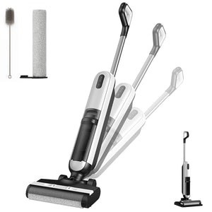 CONCETTA Wet/Dry Vacuum Cleaner of Cordless Design, Powerful Suction, Auto Self-Cleaning, Edge Clean