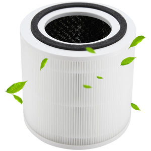 DUMOS Air Purifier for Home Bedroom, Covers 1200 Square Feet, True H13 Filter, Quiet Sleep Mode, Removes Odors, Smoke, Dust, Includes Filters