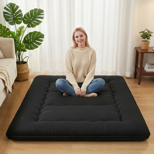 CONCETTA Memory Foam Futon Mattress, Twin Size, Foldable Tatami Floor Mattress with Storage Bag