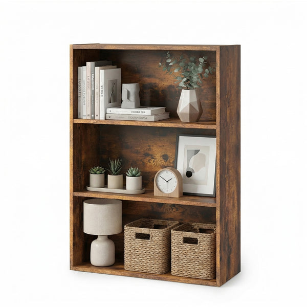 CONCETTA  Shelf Bookcase, Tall Floor Standing Open Bookshelf for Home Office and Living Room