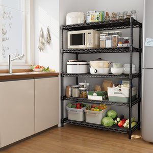 Metal Wire Shelving Unit, Heavy-Duty Storage Rack for Kitchen, Bathroom