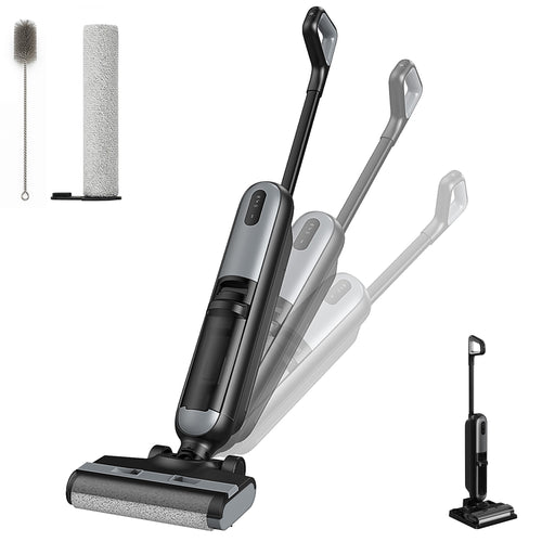 CONCETTA Wet/Dry Vacuum Cleaner of Cordless Design, Powerful Suction, Auto Self-Cleaning, Edge Clean