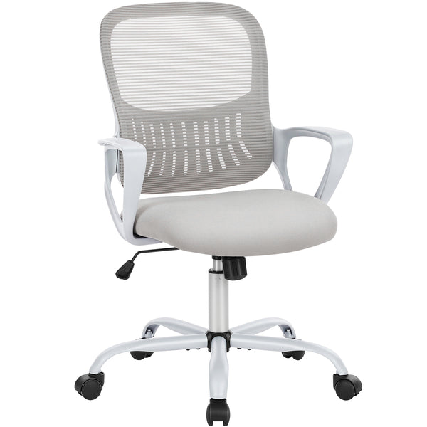 JOINSUN Ergonomic Office Home Desk Mesh Fixed Armrest