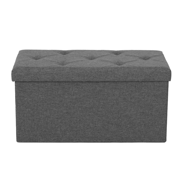JOINSUN Foldable Storage Ottoman Bench -End of Bed Storage Foot Rest Stools, for Bedroom, Living Room, Entryway, Holds up to 660 lb
