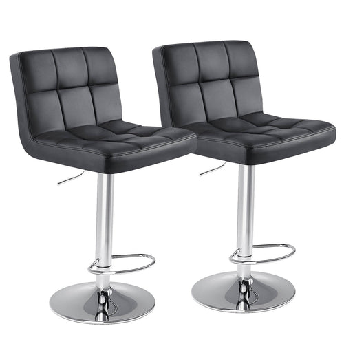 CONCETTA Bar Stool 2 Piece Set, Swivel Liftable Counter Stool, Simple with Backrest, Kitchen Bar Stools