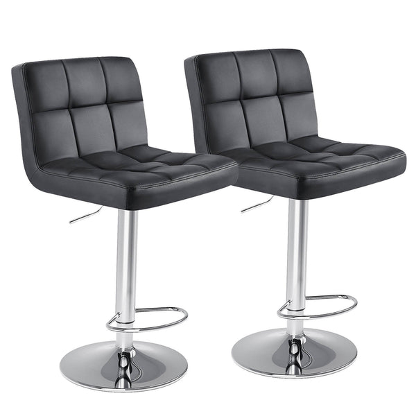 CONCETTA Bar Stool 2 Piece Set, Swivel Liftable Counter Stool, Simple with Backrest, Kitchen Bar Stools