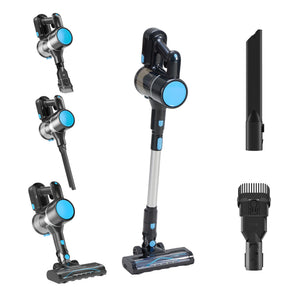 CONCETTA Cordless Vacuum Cleaner with Self-Standing, LED Screen, Lightweight Powerful Suction, 6-in-1 Rechargeable for Home Carpets, Pet Hair, Hardwood Floors