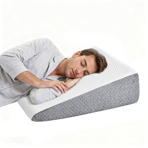 CONCETTA Wedge Pillow for Sleeping, Memory Foam Body Pillow for Acid Reflux, Neck & Back Pain Relief, Post-Surgery Recovery & Snoring Reduction,