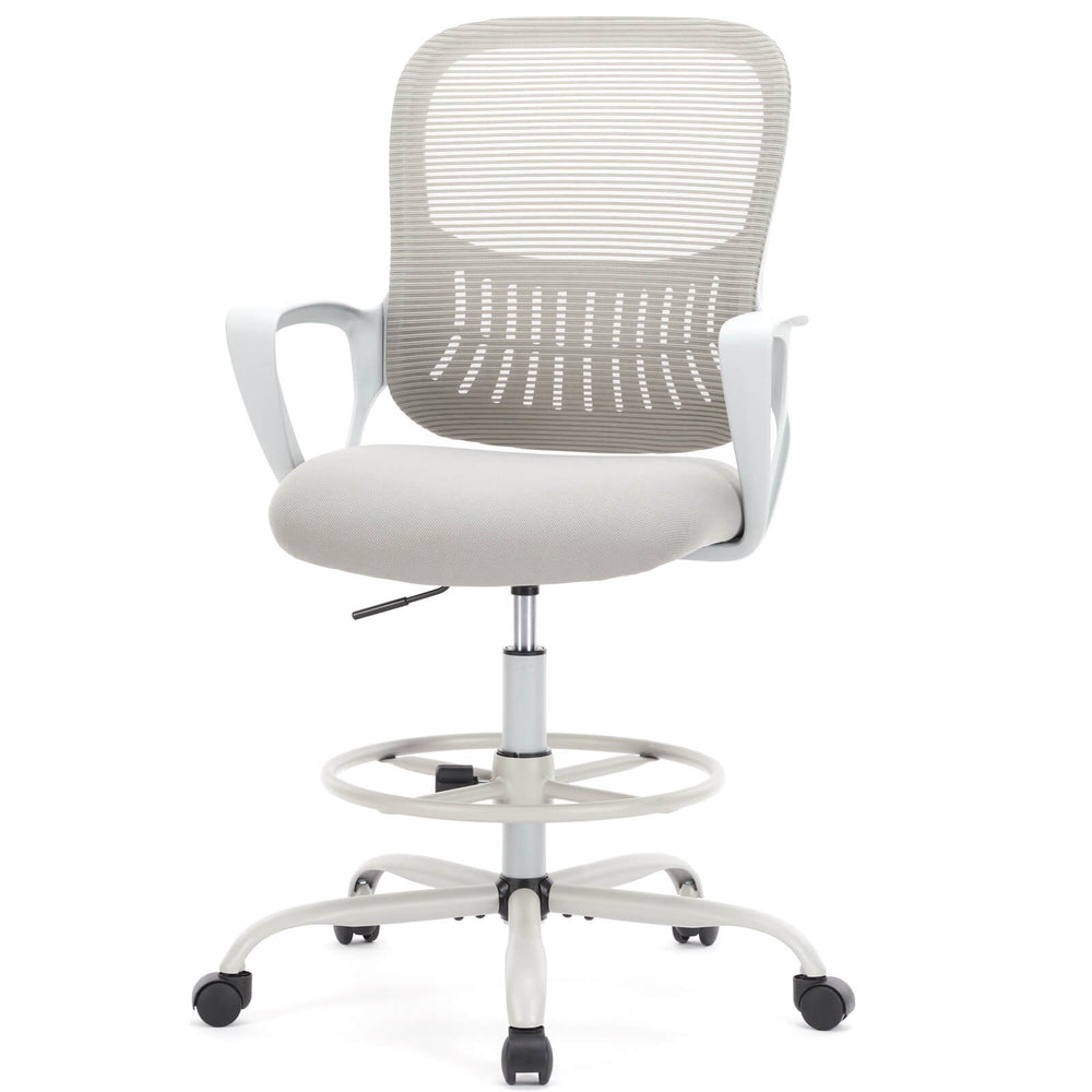 CONCETTA Tall Office Chair for Standing Desk with Adjustable Foot Ring,Counter Height Office Chairs