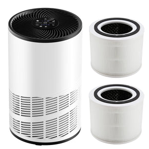 DUMOS Air Purifier for Home Bedroom, Covers 1200 Square Feet, True H13 Filter, Quiet Sleep Mode, Removes Odors, Smoke, Dust, Includes Filters