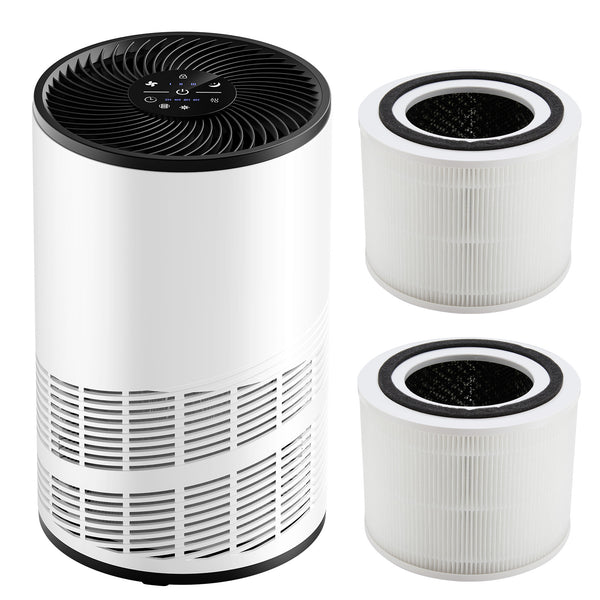 DUMOS Air Purifier for Home Bedroom, Covers 1200 Square Feet, True H13 Filter, Quiet Sleep Mode, Removes Odors, Smoke, Dust, Includes Filters