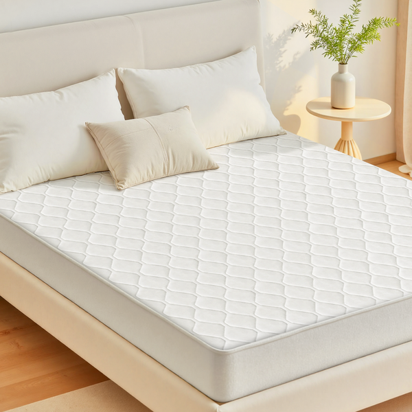 Heated Mattress Pads, ETL Certificated Heating Electric Bed Warmer with 12 Heat Settings, Machine Washable, Over-Heat Protection, White