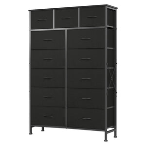 CONCETTA 13-Drawer Fabric Dresser, Tall Storage Tower Organizaton for Bedroom, Closet, Living Room