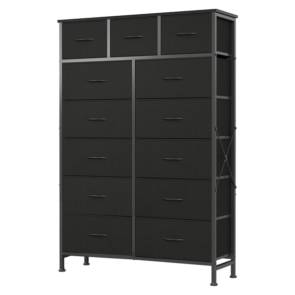 CONCETTA 13-Drawer Fabric Dresser, Tall Storage Tower Organizaton for Bedroom, Closet, Living Room