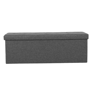 JOINSUN Foldable Storage Ottoman Bench -End of Bed Storage Foot Rest Stools, for Bedroom, Living Room, Entryway, Holds up to 660 lb